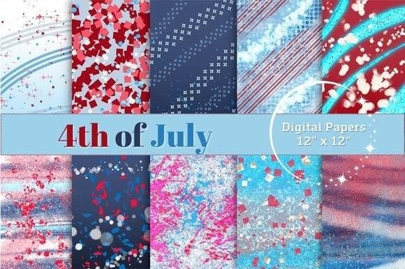 4th July Digital Papers: A Versatile Resource for Creative and Professional Projects