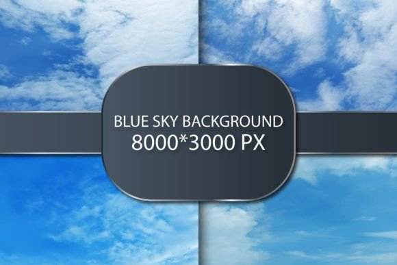 Abstract Cloudy Blue Sky Background: A Versatile Design Element
