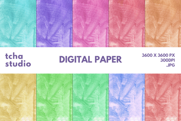 Abstract Colorful Watercolor Digital Papers: A Versatile Tool for Modern Creativity and Business