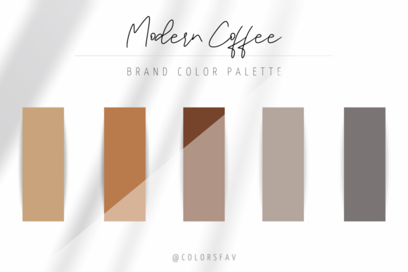 Brand Color for Modern Coffee Social Media