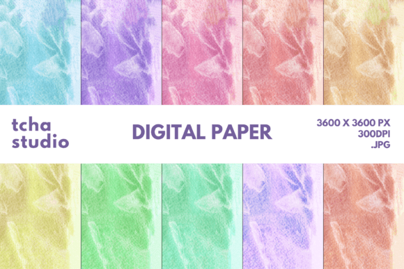 Bright Watercolor Digital Papers