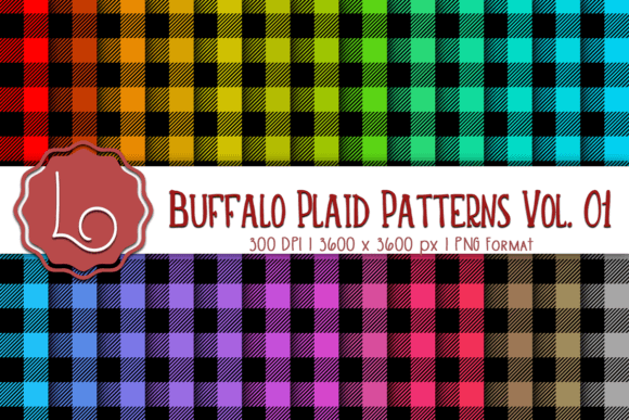Buffalo Plaid Patterns Vol. 01: A Versatile Design Asset for Creative and Professional Projects