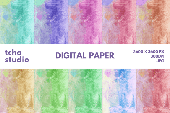 Color Mix Watercolor Digital Papers: A Versatile Tool for Creative Projects