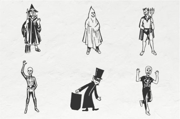 Halloween Costume Illustration Vector