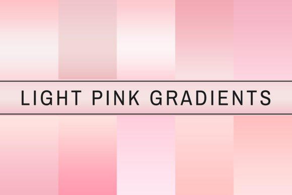 Light Pink Gradients for Creative Projects