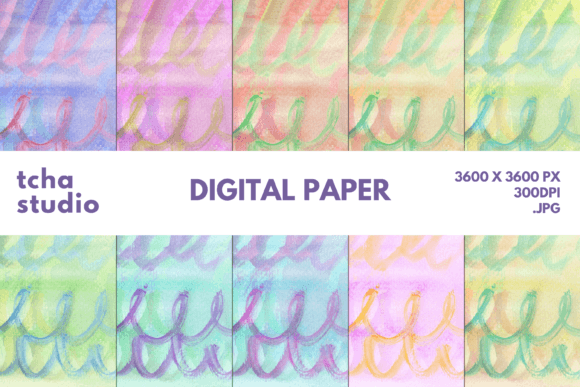 Line and Dry Watercolor Digital Papers: A Versatile Asset for Creative Projects