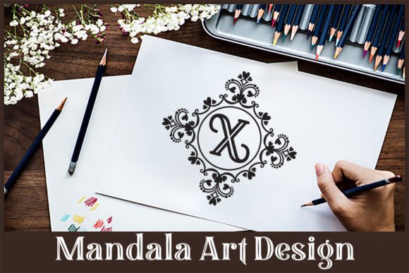 Mandala X Letter Design: A Versatile Tool for Creative Projects
