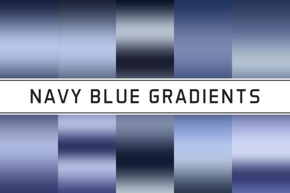 Navy Blue Gradients: Elevating Digital and Creative Projects with Timeless Elegance