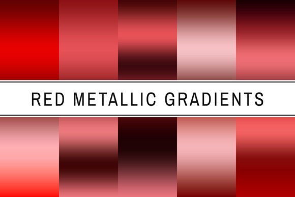 Red Metallic Gradients: Elevate Your Design Projects with a Touch of Luxury