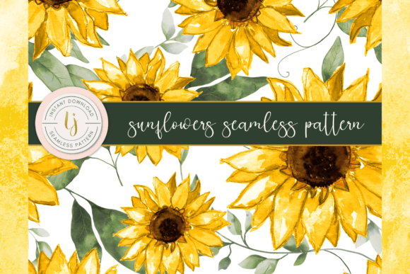 Seamless Sunflower Pattern: A Strategic Design Asset for Creative and Professional Use